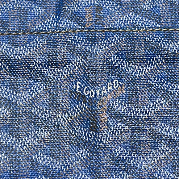 Goyard Blue Patterned Clutch - Picture 6 of 7
